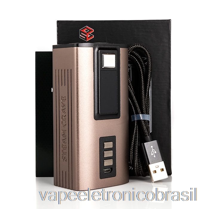 Vapor Eletrônico Vapor Crave Hadron 220w Kit Combo Premium Gunmetal